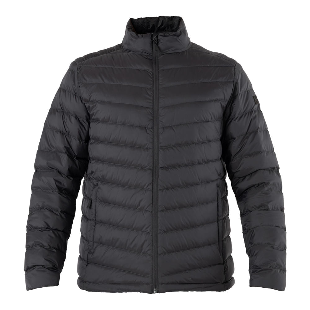 Parka Pluma HW Pullay sin Gorro Negro