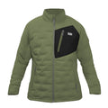 Parka Insulada HW Explorer S/Gorro Mujer Verde Musgo