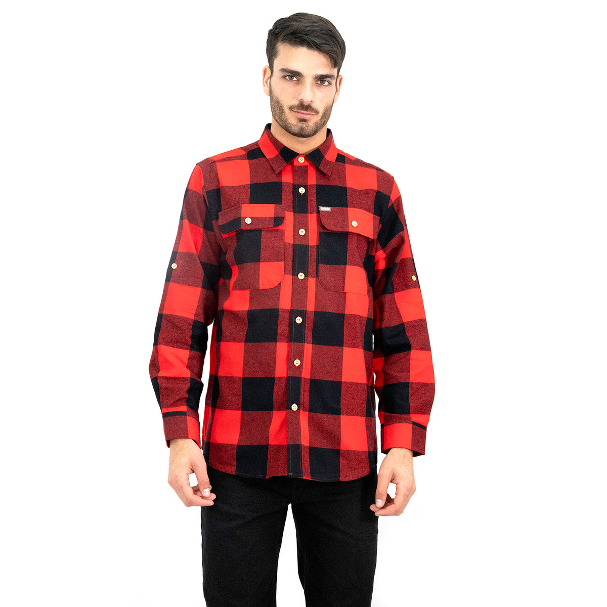 Camisa Quebec Roble Rojo - S