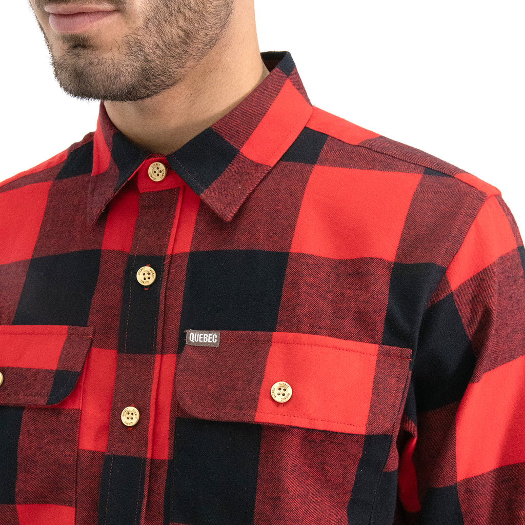 Camisa Quebec Roble Rojo