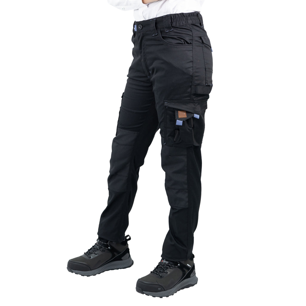 Pantalón Cargo HW Dakota Spandex Mujer Dark Shadow