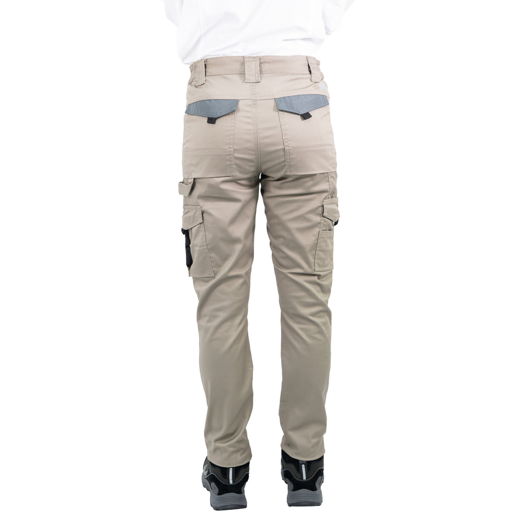 Pantalón Cargo HW Dakota Spandex Cafe Mujer