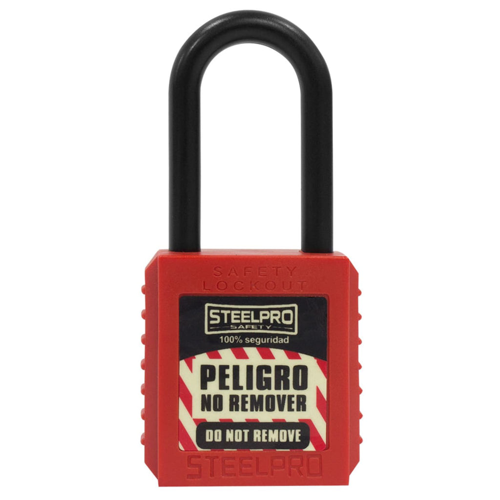 Candado Steelpro Dieléctrico Rojo