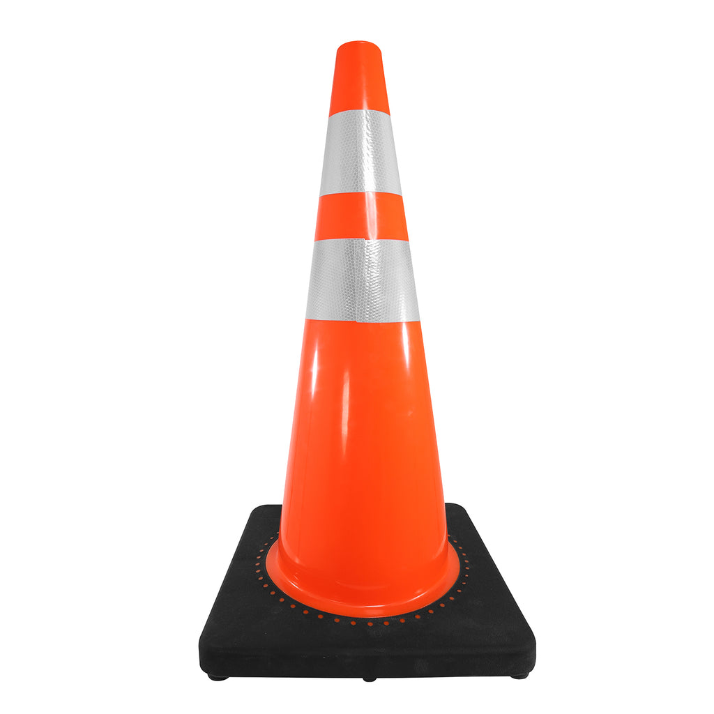 Cono Señalizacion 28 C/Doble Cinta Antiviento Base Pesada