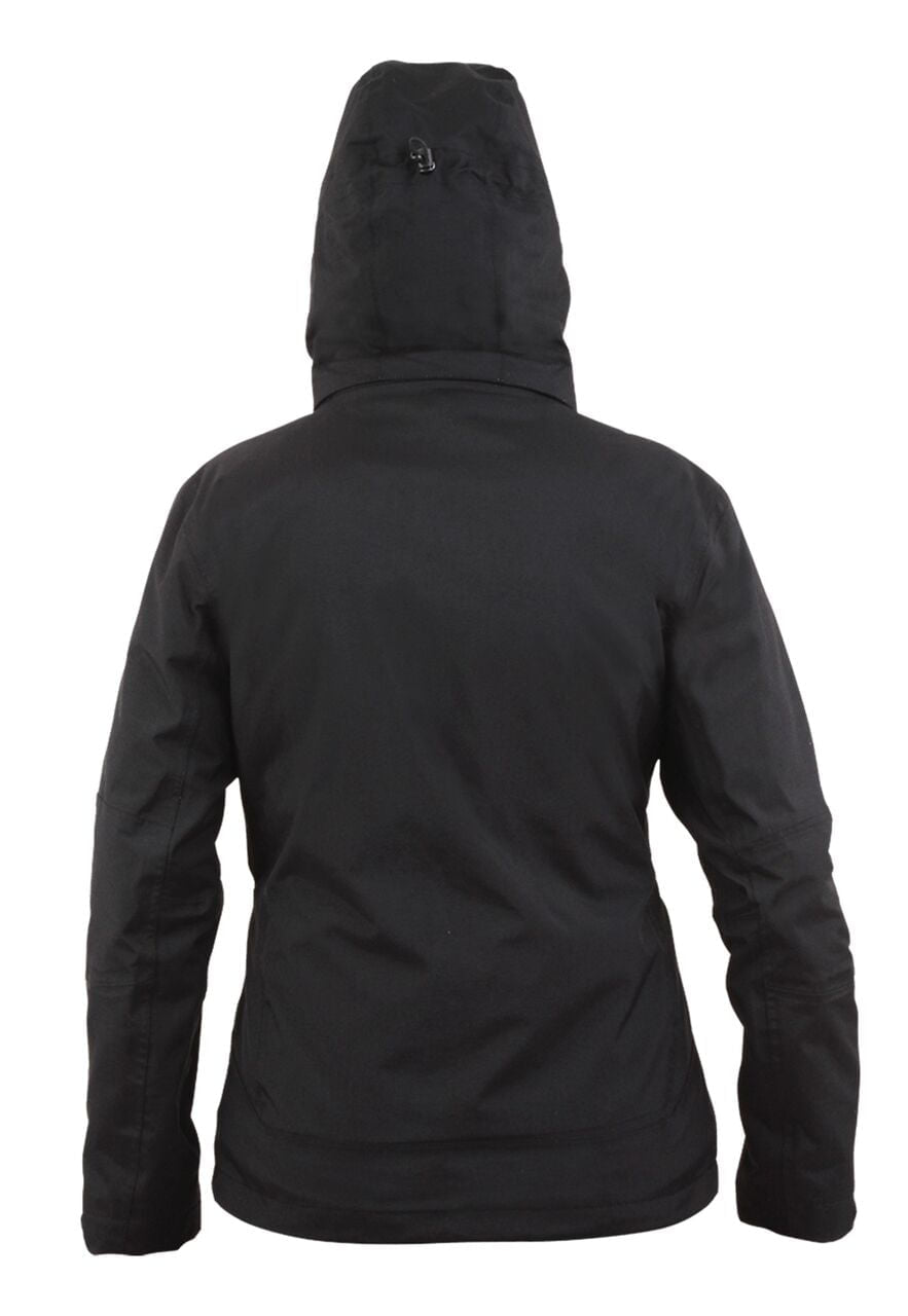 Parka Desmontable HW Reno 3 En 1 Negro Mujer
