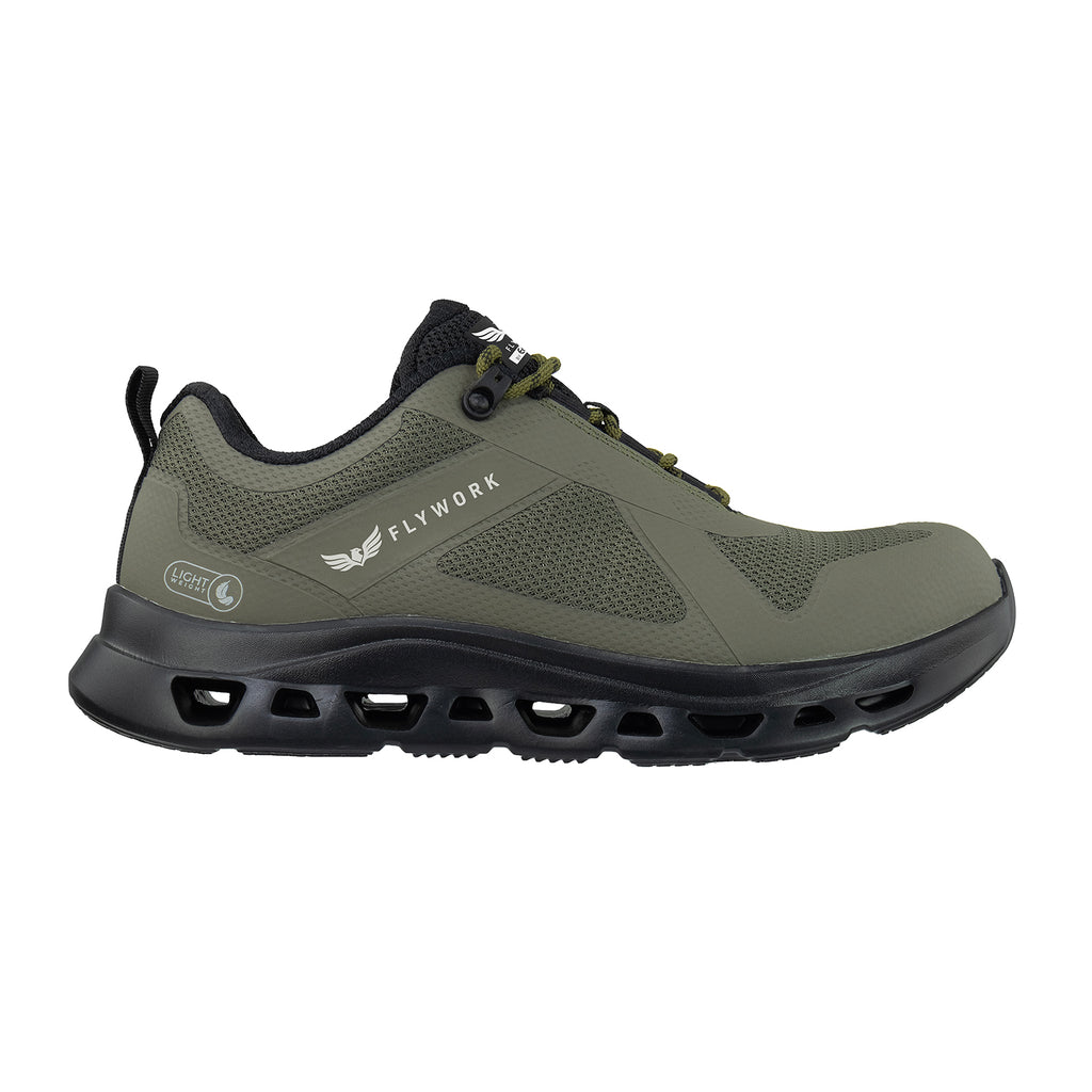 ZAPATILLA DE TRABAJO EDBK FLY WORK LOW DK GREEN BLACK