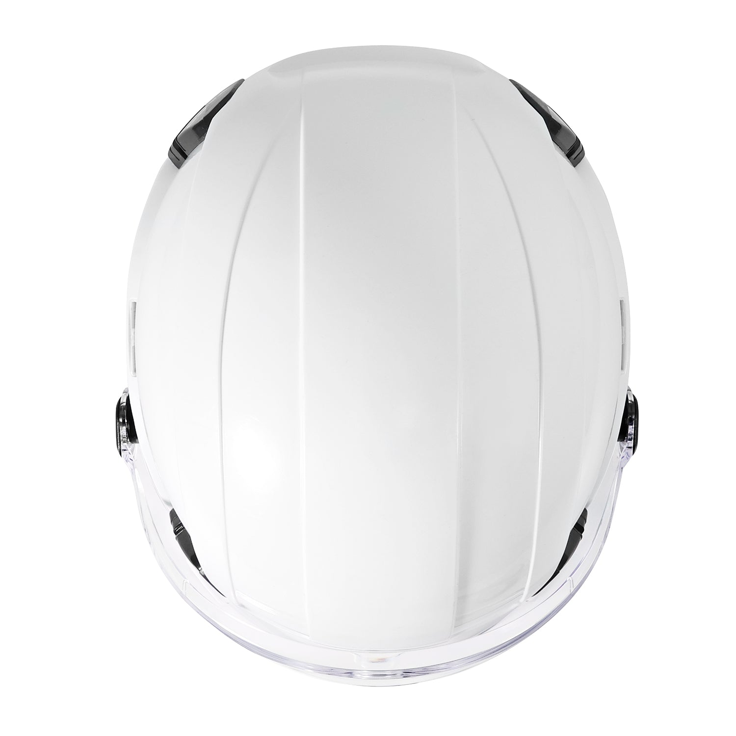 Casco Yako Steelpro Blanco con visera ISP