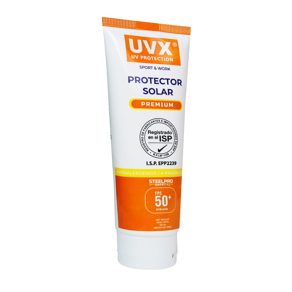Crema Protección Solar UVX 120 Grs. Premium