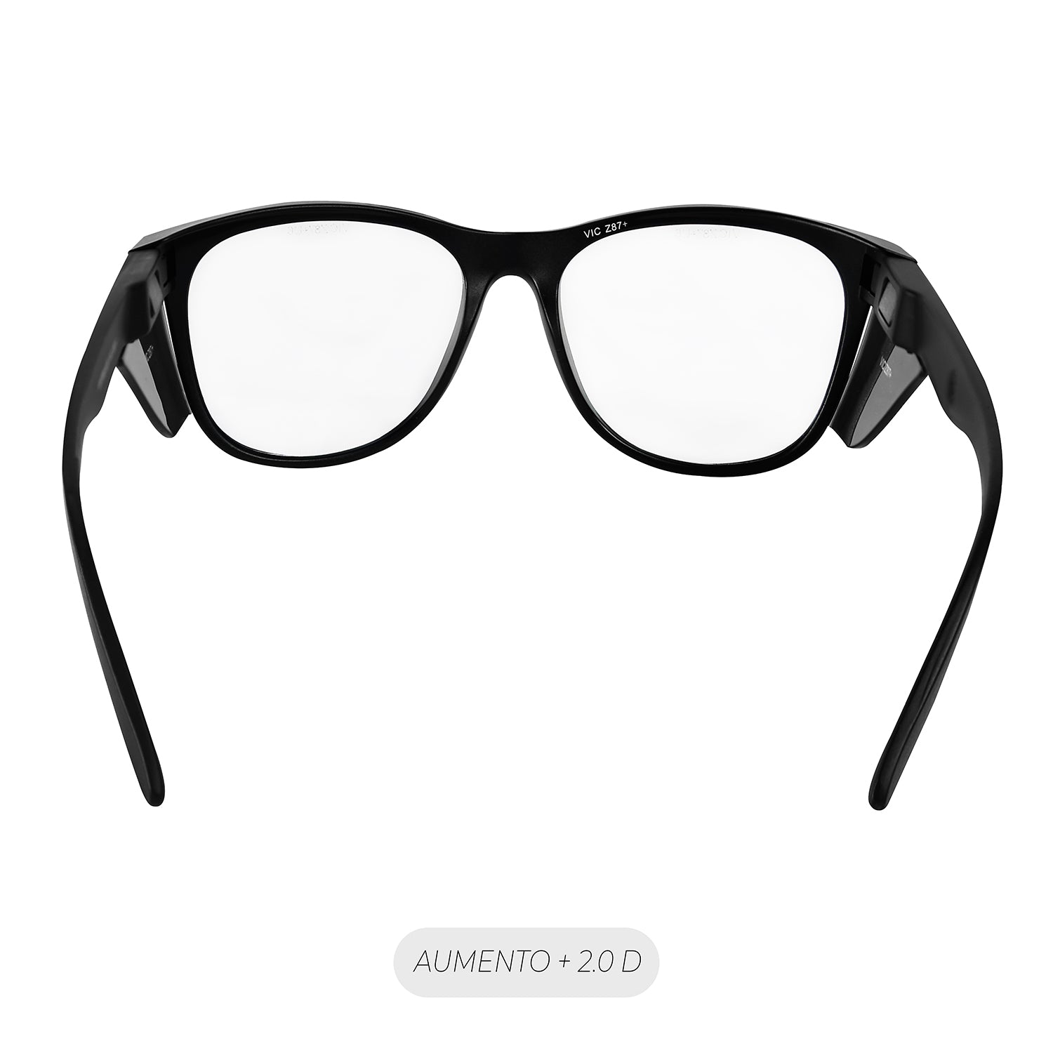 Lente Seguridad Safeblack Claro Full Reader +2.0D Steelpro