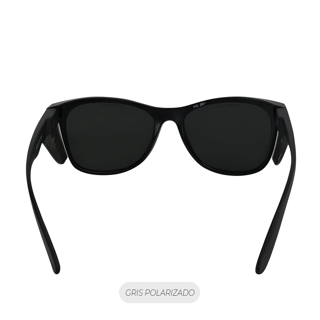 Lente Seguridad Safeblack Gris Polarizado Steelpro