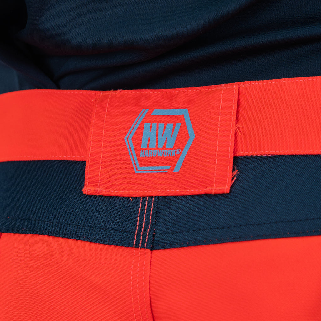 Pantalón Cargo HW Dakota Rojo Fluor