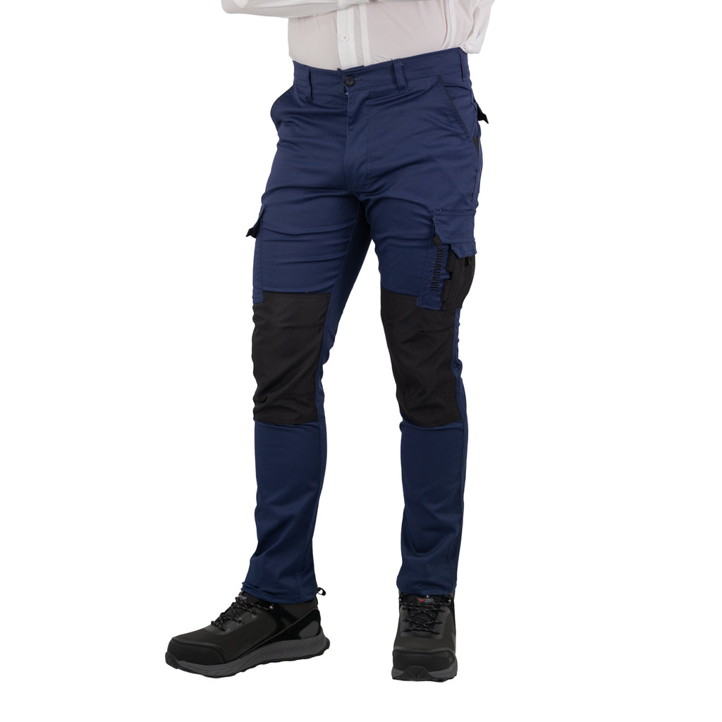 Pantalón Cargo HW Dakota Spandex Deep Blue