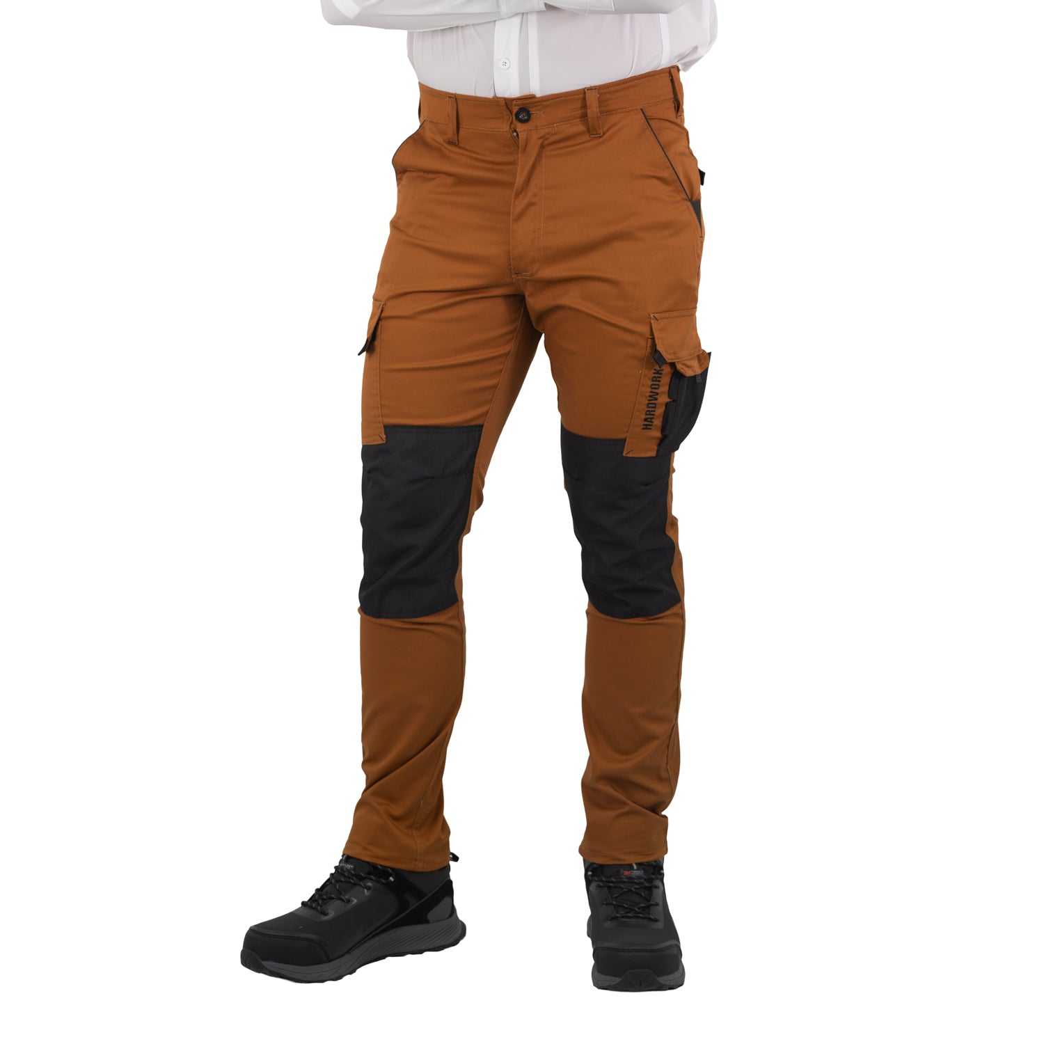 Pantalón Cargo HW Dakota Spandex Camel