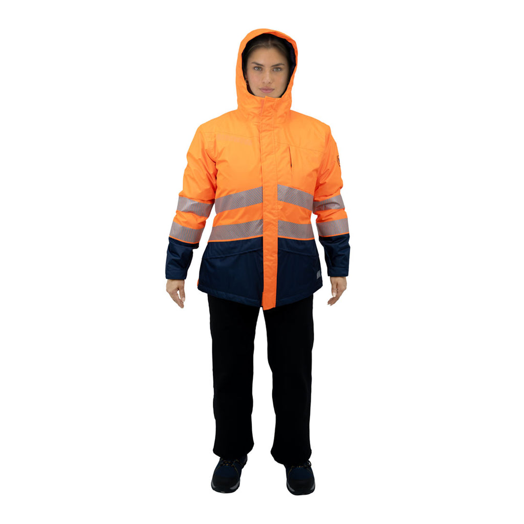 Parka HW Artica Mujer Naranjo Fluor