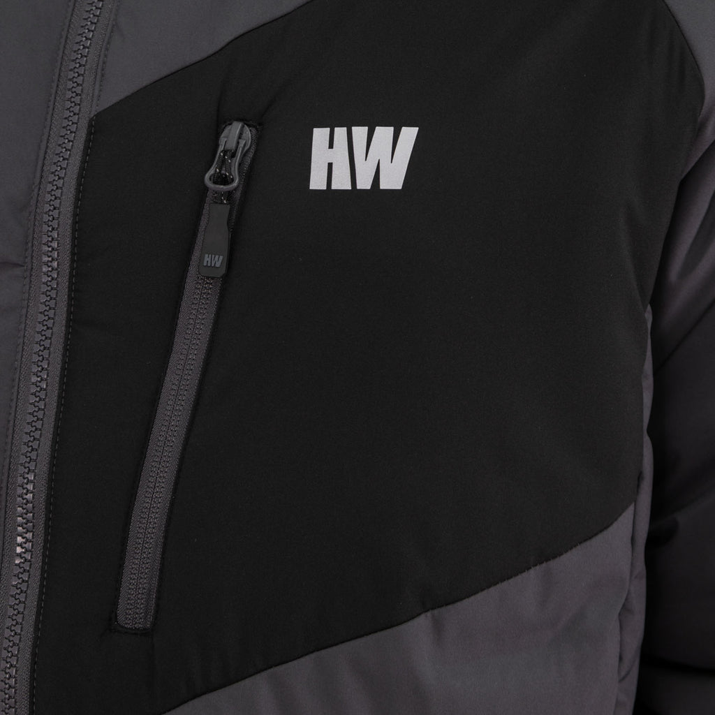 Parka Insulada HW Explorer S/Gorro Hombre Carbon Grey