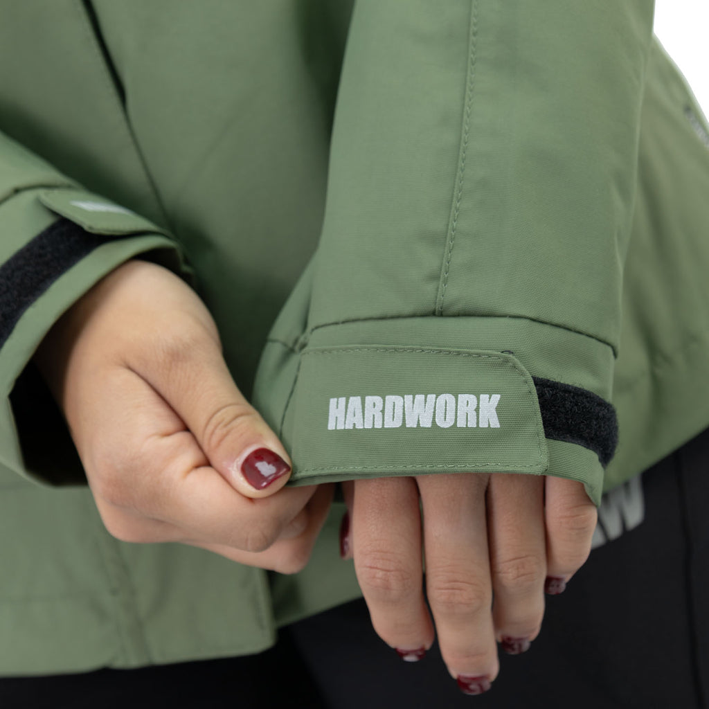 Parka Desmontable HW Reno 3 en 1 Verde Oliva Mujer