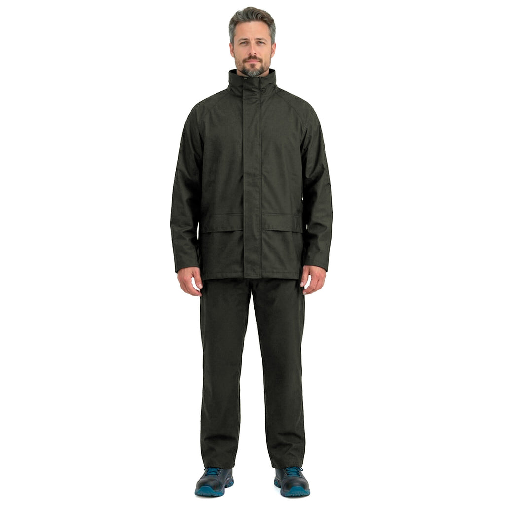 Traje Impermeable Alaska PU/PVC Verde Petróleo