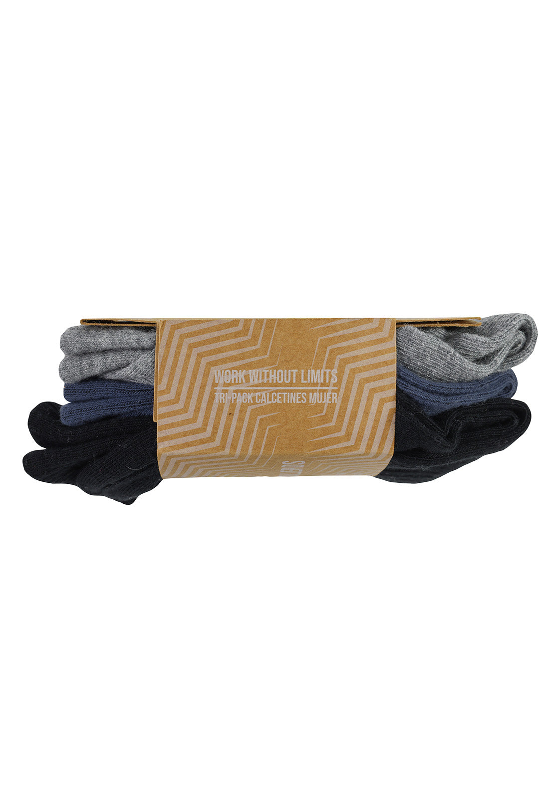 Tripack Calcetines HW Algodón Tobillero Mujer